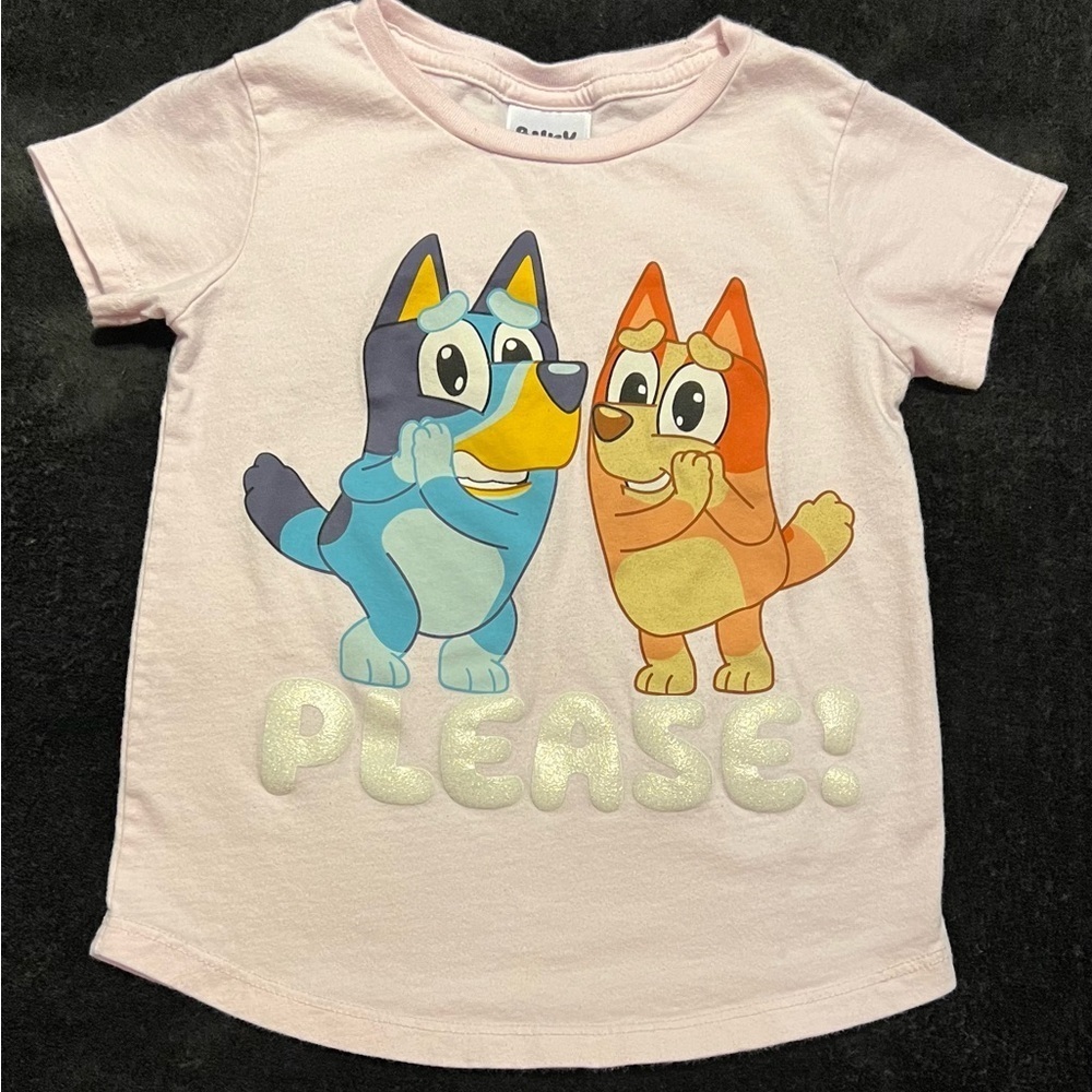 EUC Bluey & Bingo Tshirt Toddler girls size 5